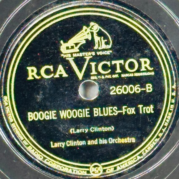 Larry Clintons RCA Victor 26006 78 RPM Record My Reverie & Boogie Woogie Blues - Picture 3 of 4